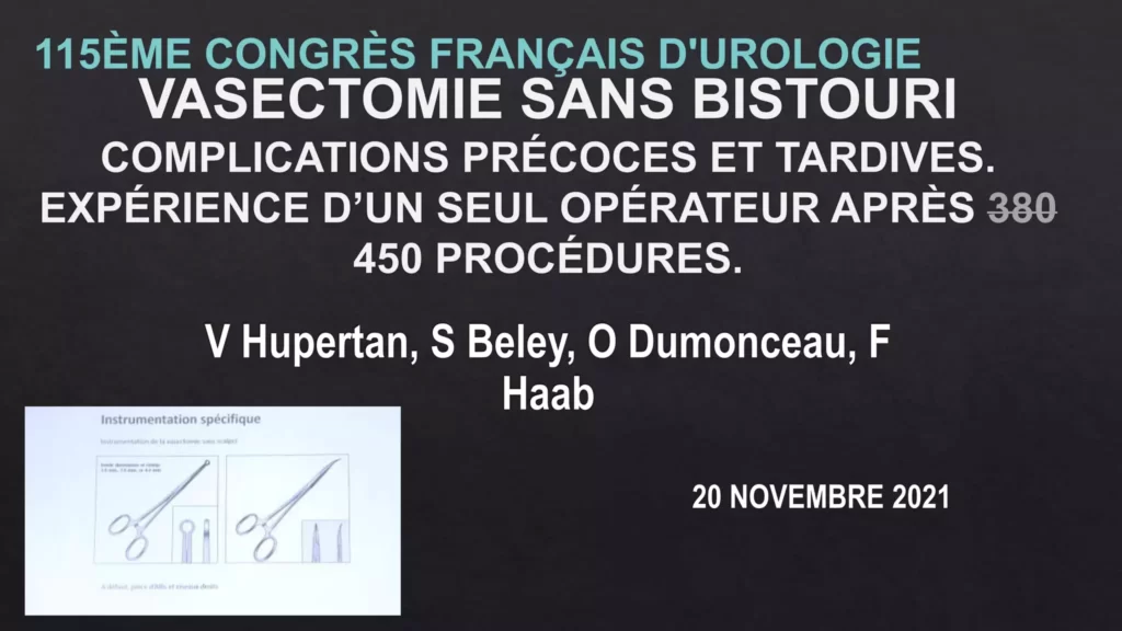 Affiche du 115eme congrès français d'urologie