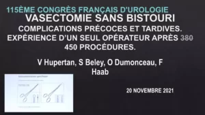 Affiche du 115eme congrès français d'urologie