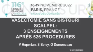 Affiche du 116eme congrès français d'urologie