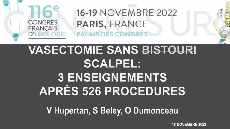 Affiche du 116eme congrès français d'urologie